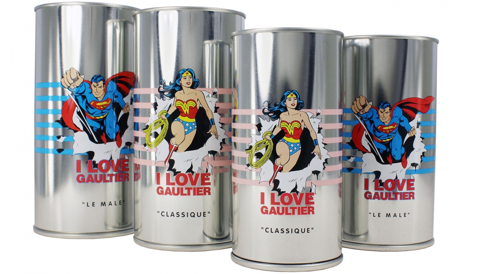 Nuevos envases de superhroes Superman y Wonder Woman