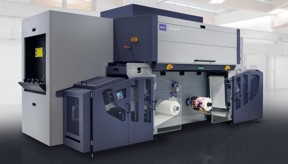 La impresora Tau 330 RSC tiene una capacidad de produccin de hasta 1.485 m2 por hora