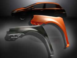El nuevo Ultramid TOP 3000 facilita el pintado en lnea de piezas exteriores de coches