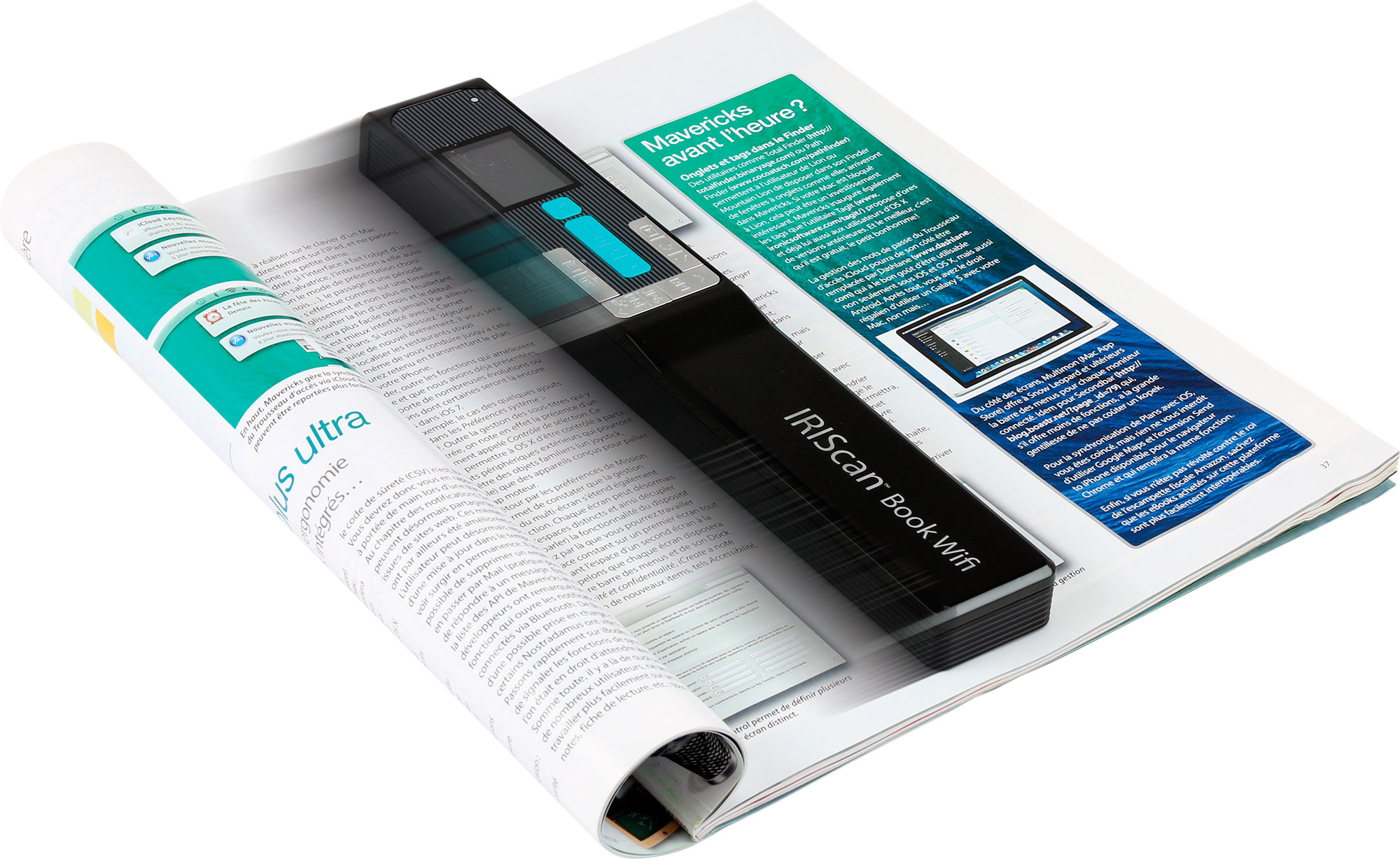 El escaner portatil Iriscan Book 5 escanea libros y revistas de una manera fcil y sencilla en formato PDF
