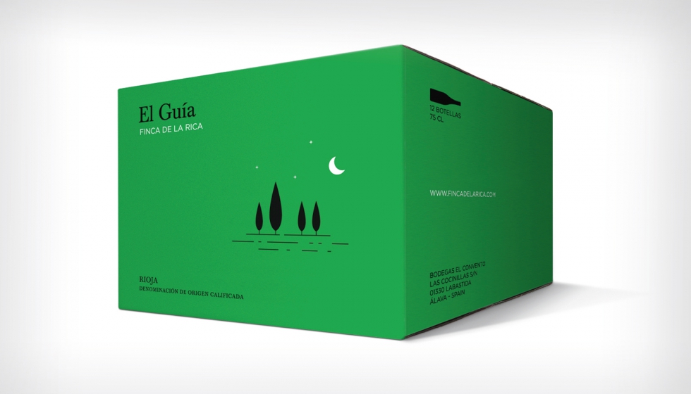 Packaging para los vinos El Gua