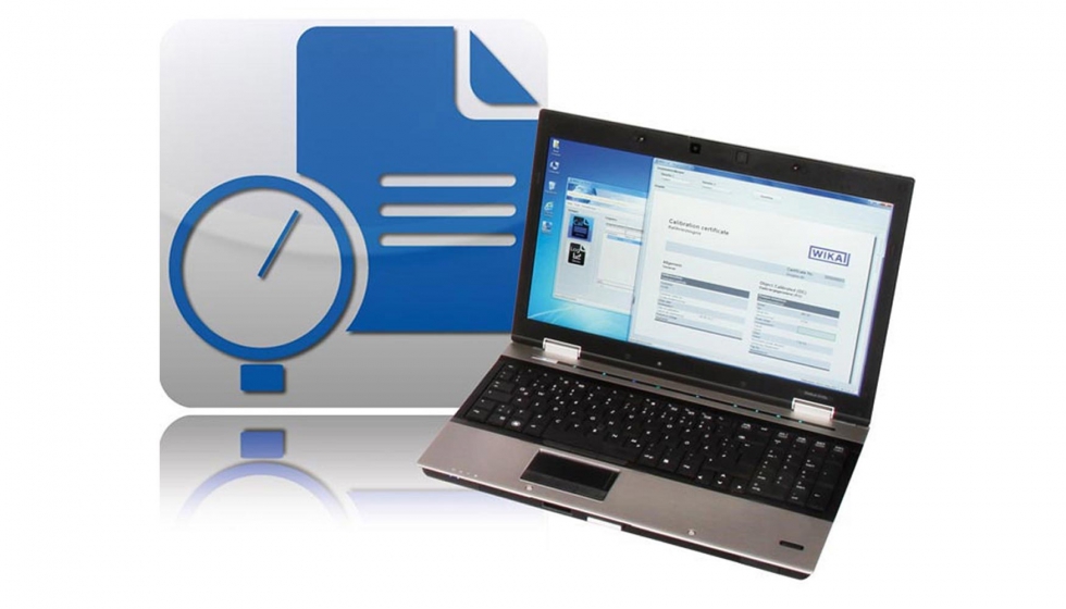 Software de calibracin Wika-CAL para la creacin de certificados de calibracin o protocolos de registro
