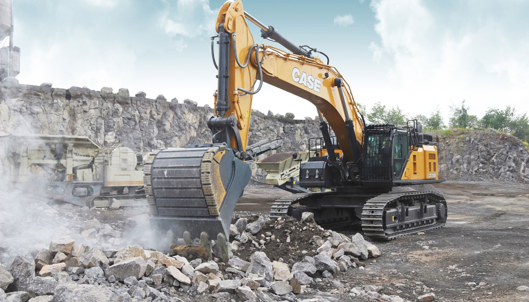 Nueva CX750D, la mquina ms grande y potente en la gama de excavadoras de Case