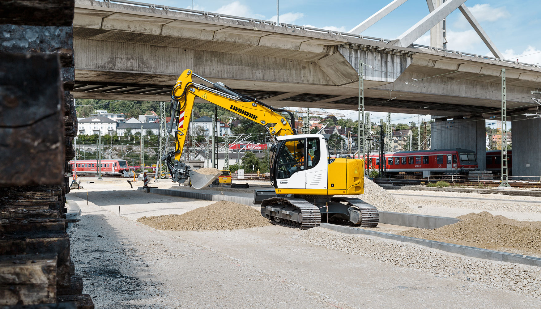 La excavadora de cadenas R 914 tambin estar presente en el stand de Liebherr