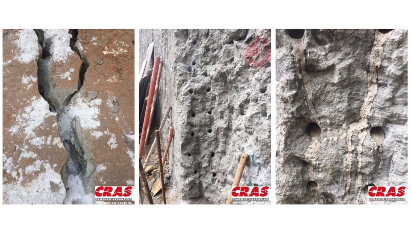 La perforacin es una operacin de fundamental importancia a la hora del uso del cemento demoledor