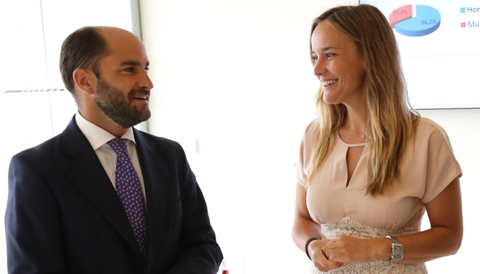 El secretario de Estado de Empleo, Juan Pablo Riesgo, visita Cleanity para conocer la Frmula Wellness