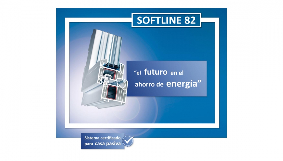 Softline 82 Passiv es verstil y ofrece soluciones de doble y triple junta