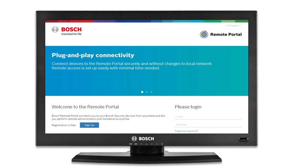 Bosch Remote Portal, ahora con soporte para dispositivos y servicios adicionales e interfaz de usuario mejorada