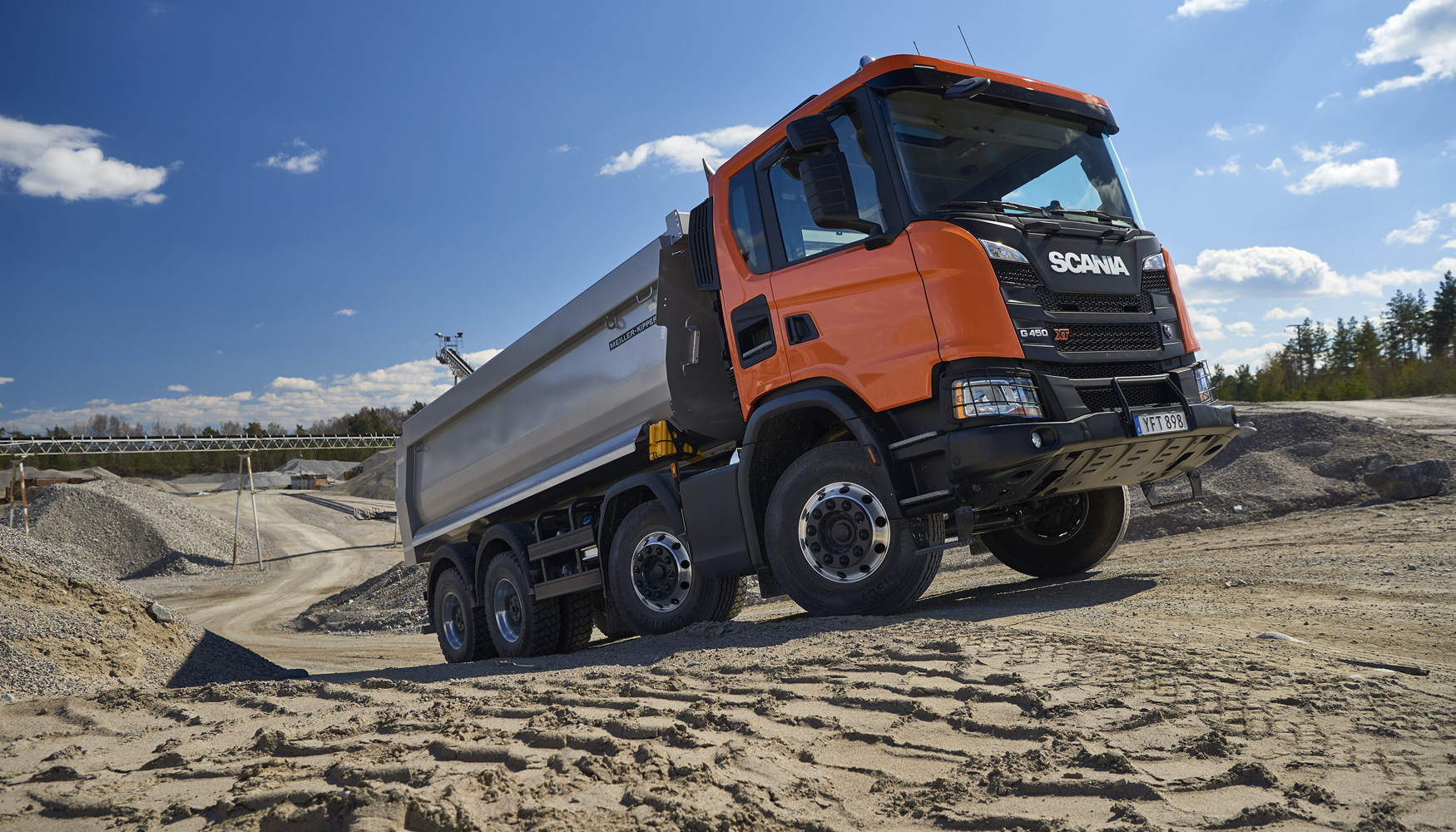 Con XT Scania lanza un camin destinado a los trabajos ms complejos, en los que son cruciales caractersticas como robustez...