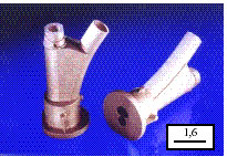 Fig. 13: Functional prototypes in stainless steel 1.4404, series through cast iron production