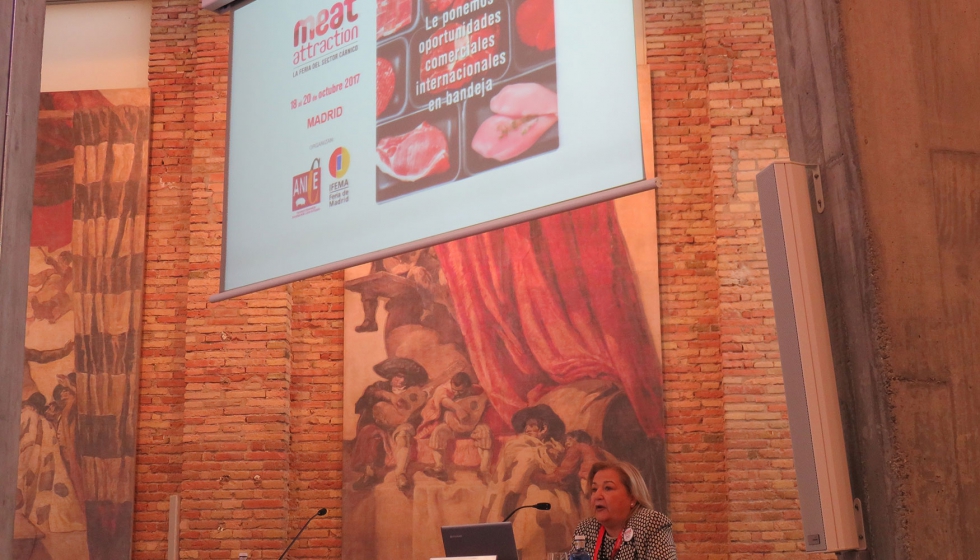Almudena de Castro, directora comercial de Meat Attraction, en el II Frum Crnico
