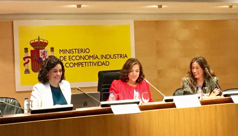 La secretaria de Estado de Investigacin, Desarrollo e Innovacin, Carmen Vela (centro de la imagen) particip en la jornada...