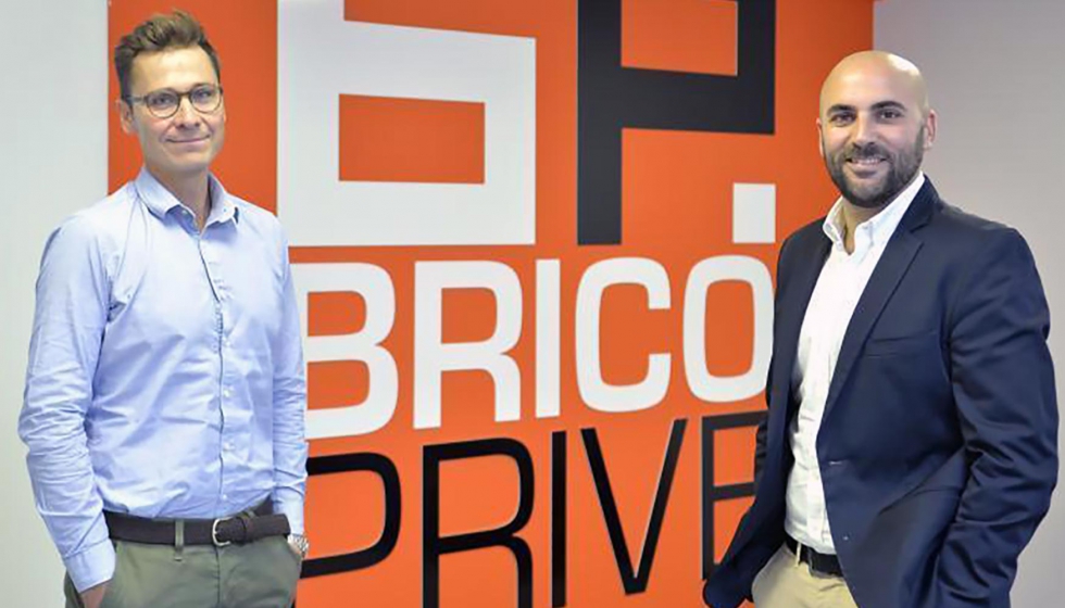 Julien Bou (dcha.) y Marc Laverger, cofundadores de BricoPriv