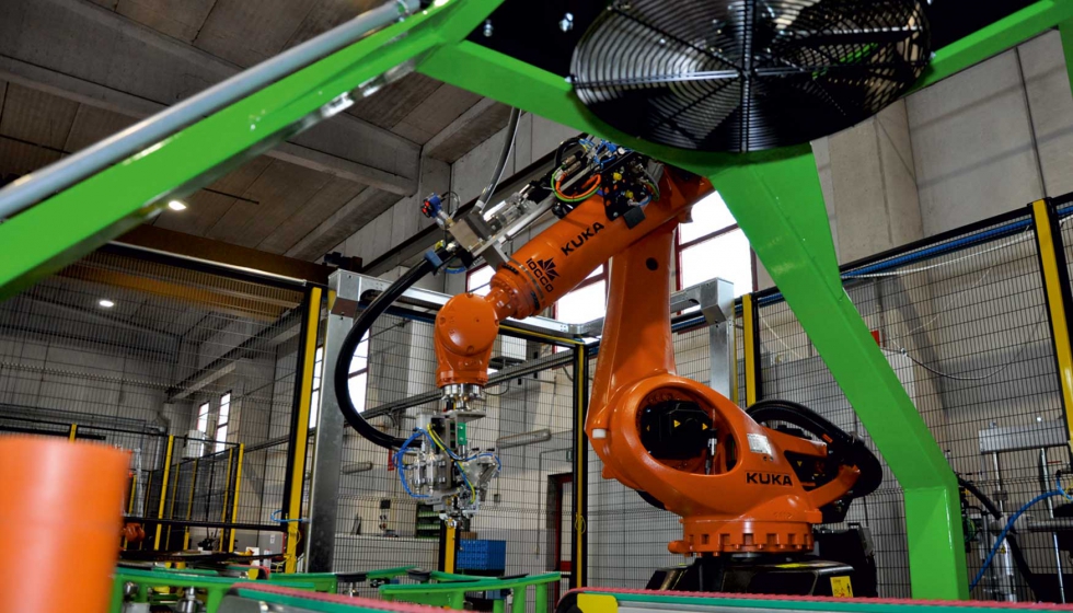 Iocco presentar sus soluciones en plantas automatizadas y contar con la presencia del robot Kuka
