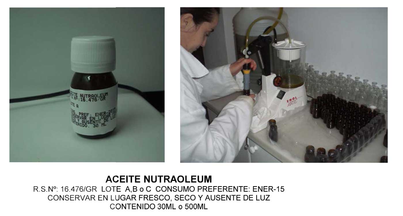 Actividad C: Envasado de los aceites en monodosis suministrados en el Ensayo clnico