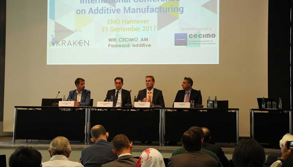 La International Conference on Additive Manufacturing de Cecimo se celebr en el marco de la EMO 2017