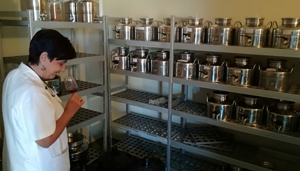 Bodega experimental del Instituto Tecnolgico Agroalimentario de Extremadura donde se realizarn las vinificaciones