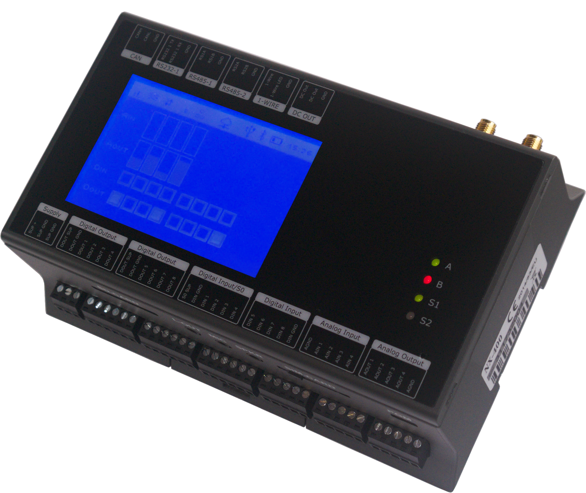 El mdulo para IoT RTCU NX-400 de An Consult es totalmente programable mediante el entorno gratuito RTCU-IDE