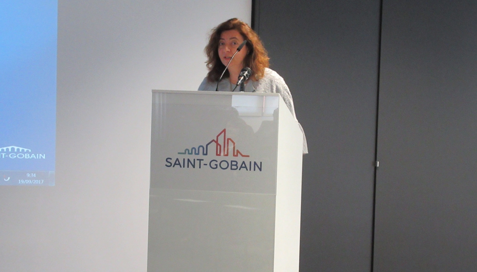 Isabel Snchez Camacho, directora del Marketing y Desarrollo de negocio Saint-Gobain Building Glass