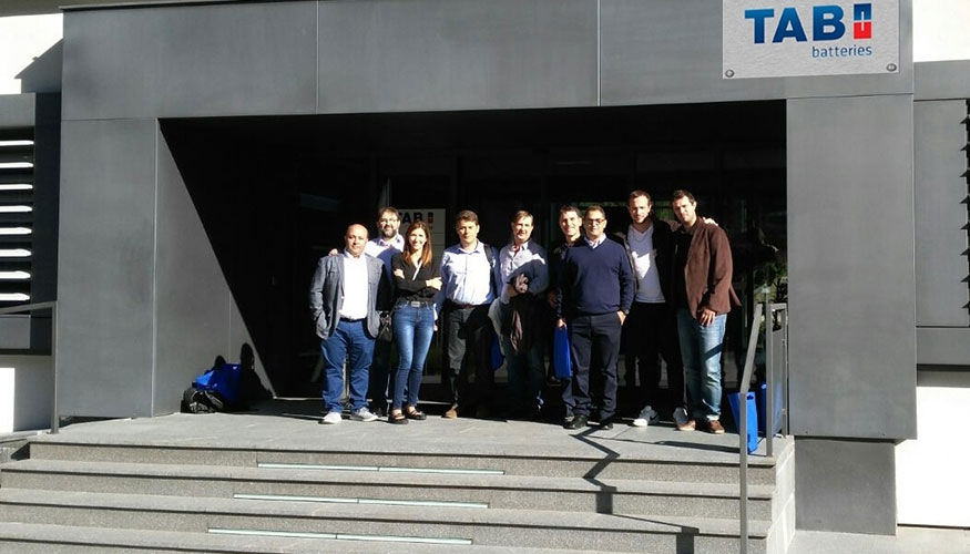 Visita a las instalaciones de TAB en Eslovenia de representantes de Battek y Bornay Aerogeneradores