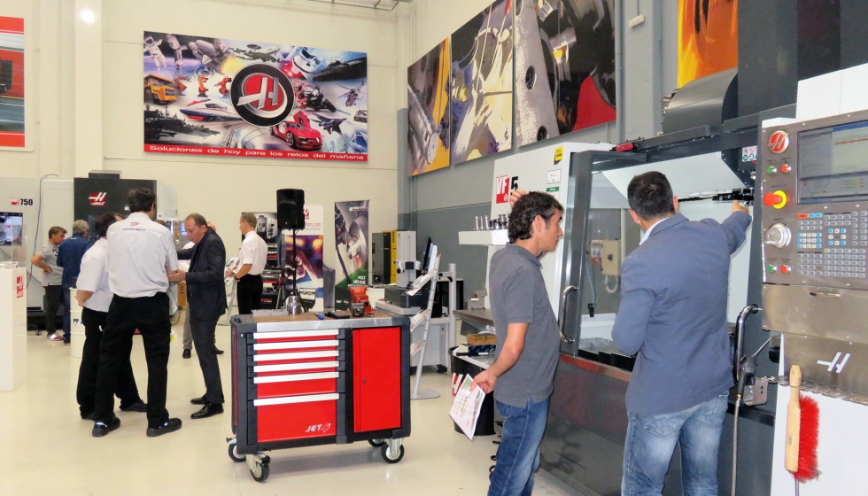 Las instalaciones de HiTec-Haas en Montcada i Reixac, Barcelona, acogieron esta II edicin de la jornada sobre sistemas de mecanizado...