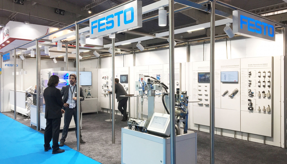 Stand de Festo en Expoquimia 2017