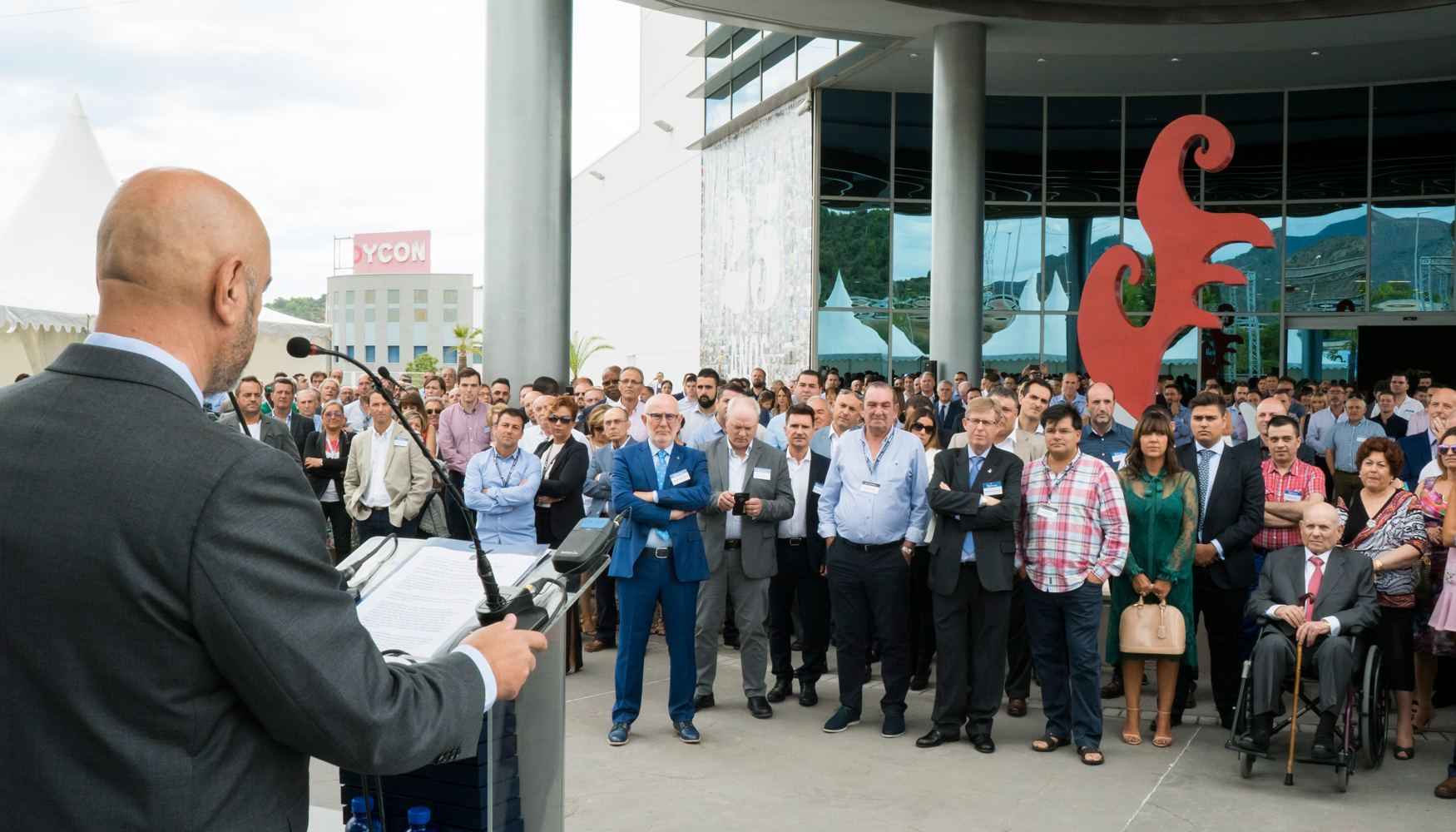 Intervencin de Vicente Ballester, director general de Blumaq