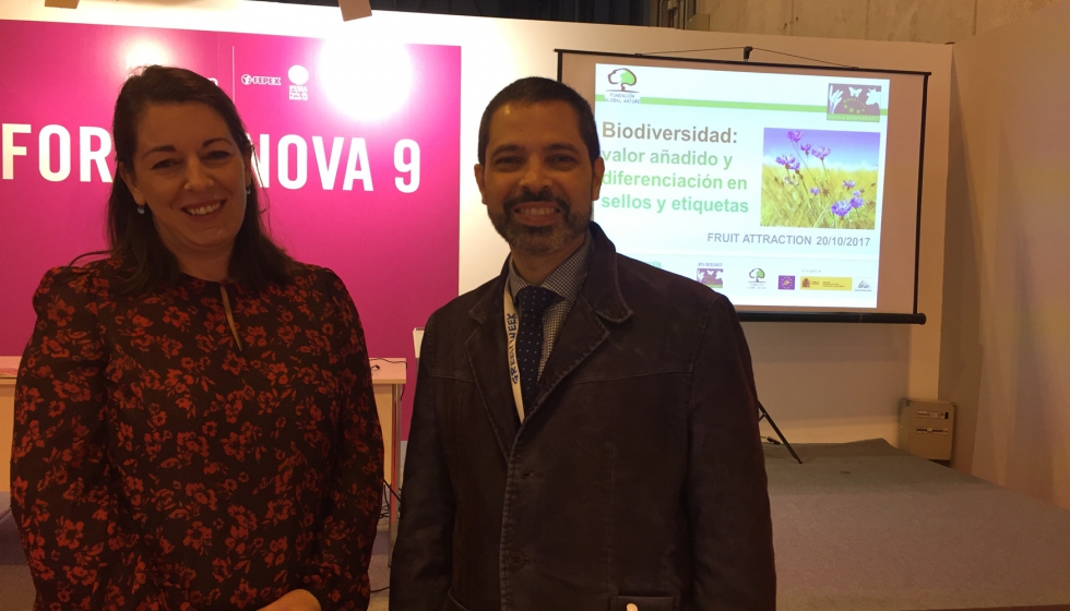 Amanda del Ro, coordinadora tcnica de Fundacin Global Nature, y Javier Arizmendi, gerente de Zerya