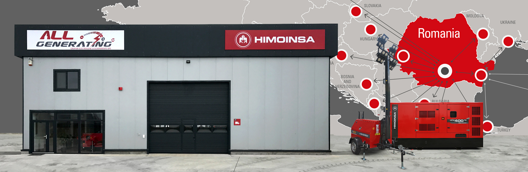Himoinsa est presente en Rumana desde el ao 2010