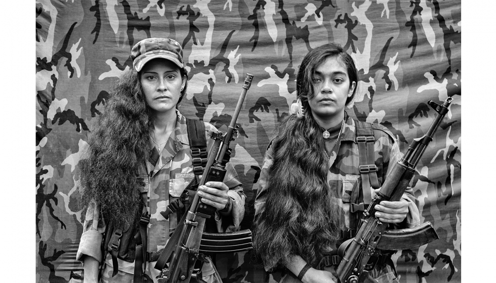Una de las fotografas de la exposicin Macondo, memorias del conflicto colombiano