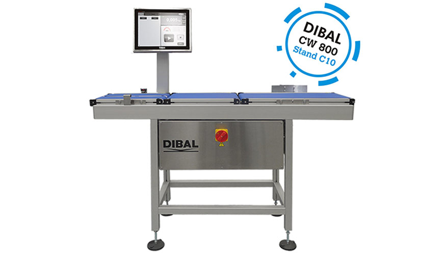 CW 800, equipo de control de peso automtico para lneas de produccin de Dibal