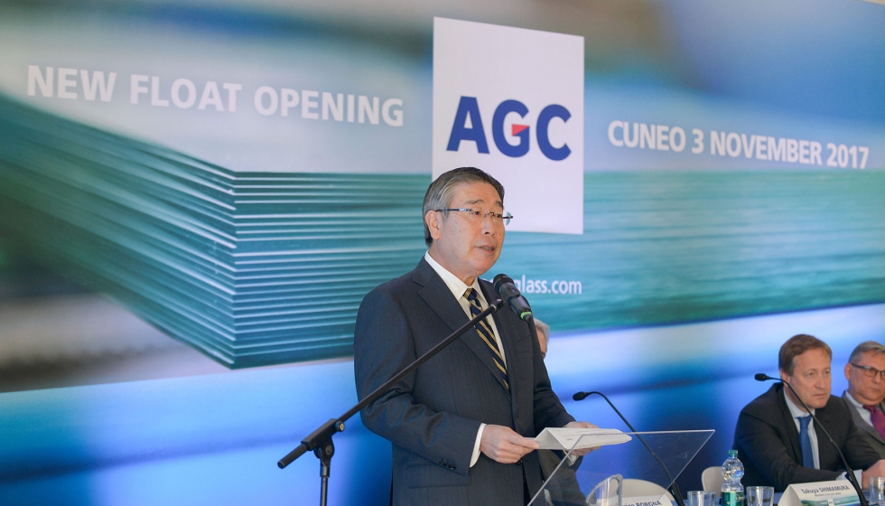 Takuya Shimamura, presidente y consejero delegado del grupo AGC Glass. Foto: AGC Glass Europe