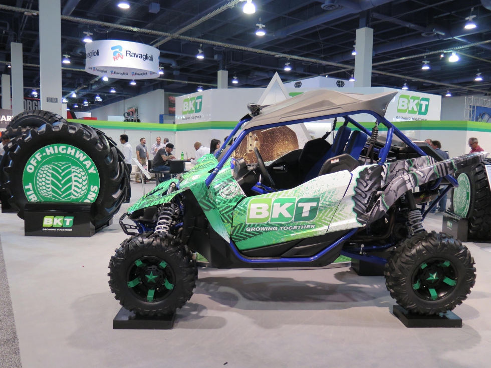 Vehculo ATV expuesto en la muestra de Las Vegas