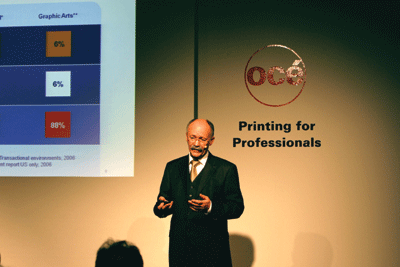 Intervencin del Director General de Oc Printing Systems GMBH, Sebastian Landesberger