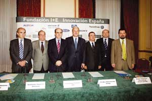 Representantes de las empresas asistentes a la jornada organizada por la Fundacin I+E Innovacin Espaa