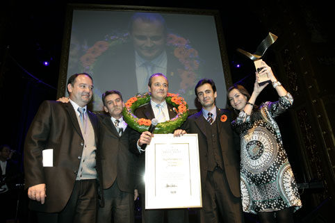 Ceremonia de entrega del premio Swedish Steel Prize 2007