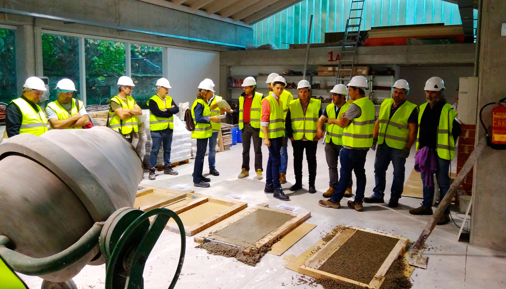 Durante la Jornada prctica de Rehabilitacin de Cascos Histricos y Patrimonio de la Fundacin Laboral