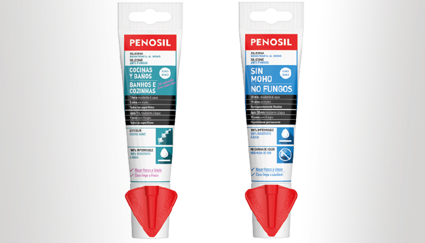 Nuevos tubos flexibles de Penosil en sus sellantes Sin Moho y Cocinas y Baos