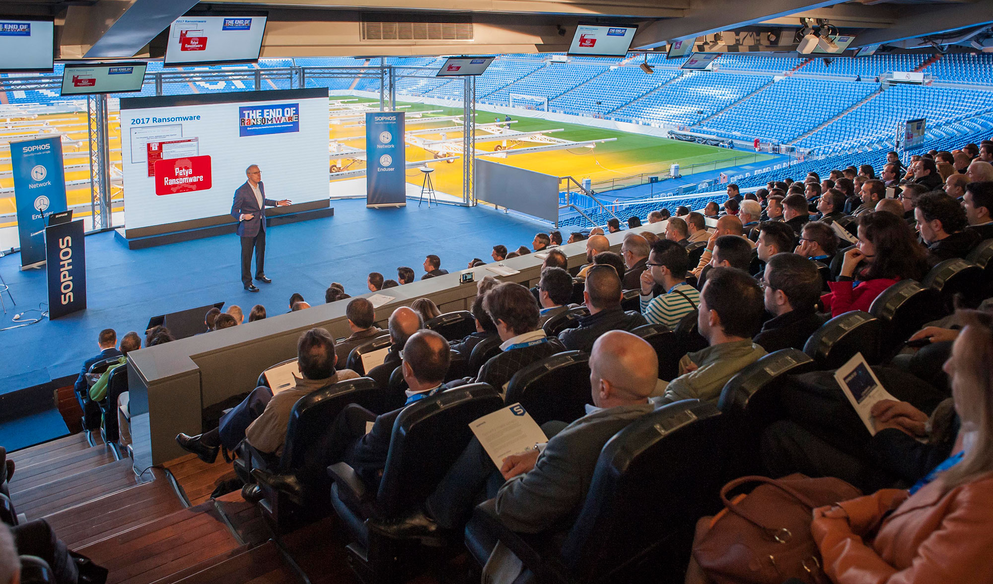 El director general de Sophos Iberia, Ricardo Mat, inaugur el evento haciendo un recuento de los ltimos ataques masivos de ransomware...