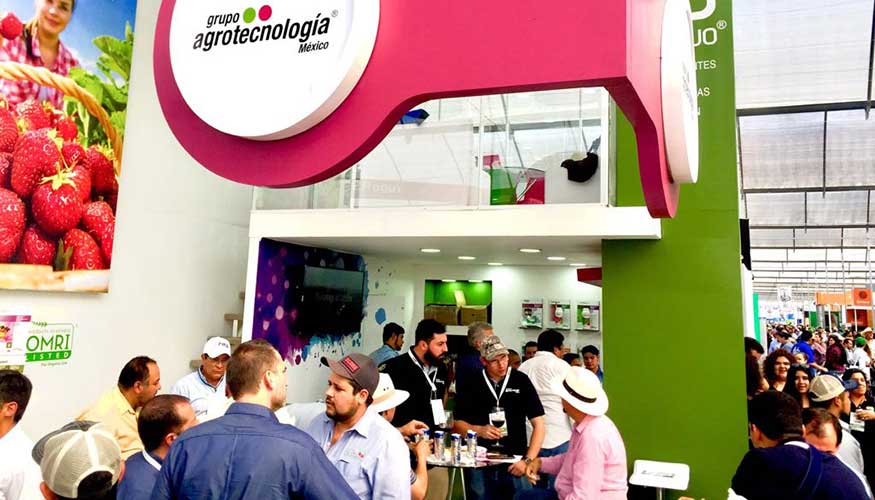 Stand de Grupo Agrotecnologa en Expo AgroAlimentaria Guanajuato 2017
