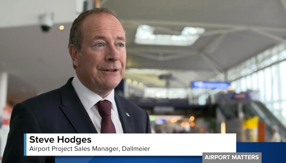 Steve Hodges, Airport Project Sales manager, en un momento del reportaje