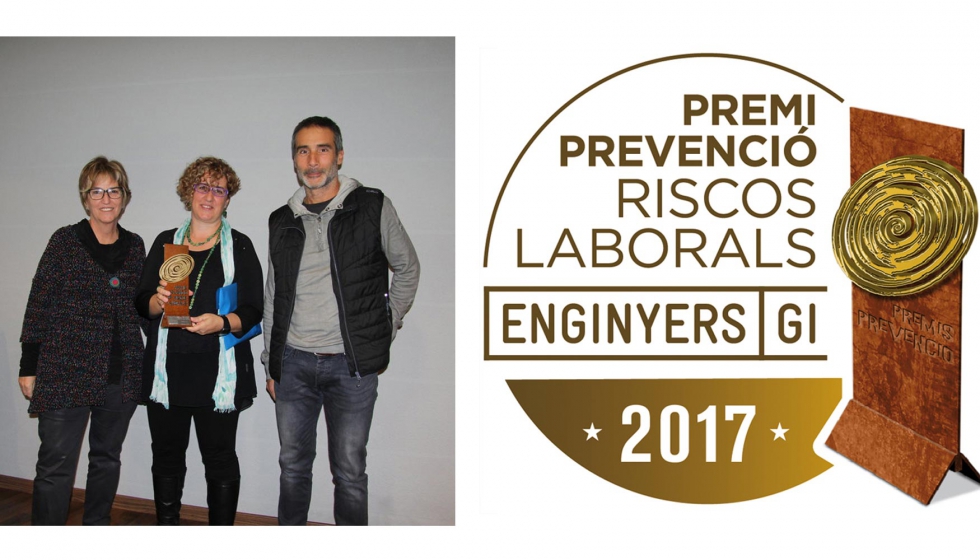 Representanets de Dinox reciben el Premio de Prevencin de Riesgos Laborales