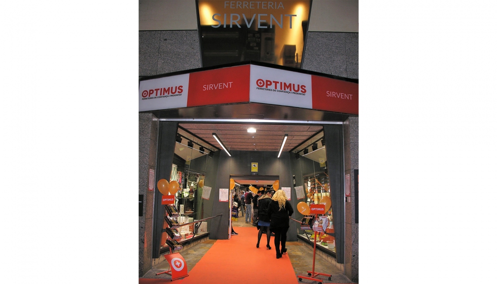 Con esta reapertura, Ferretera Sirvent se convierte en la primera tienda Optimus en Granollers