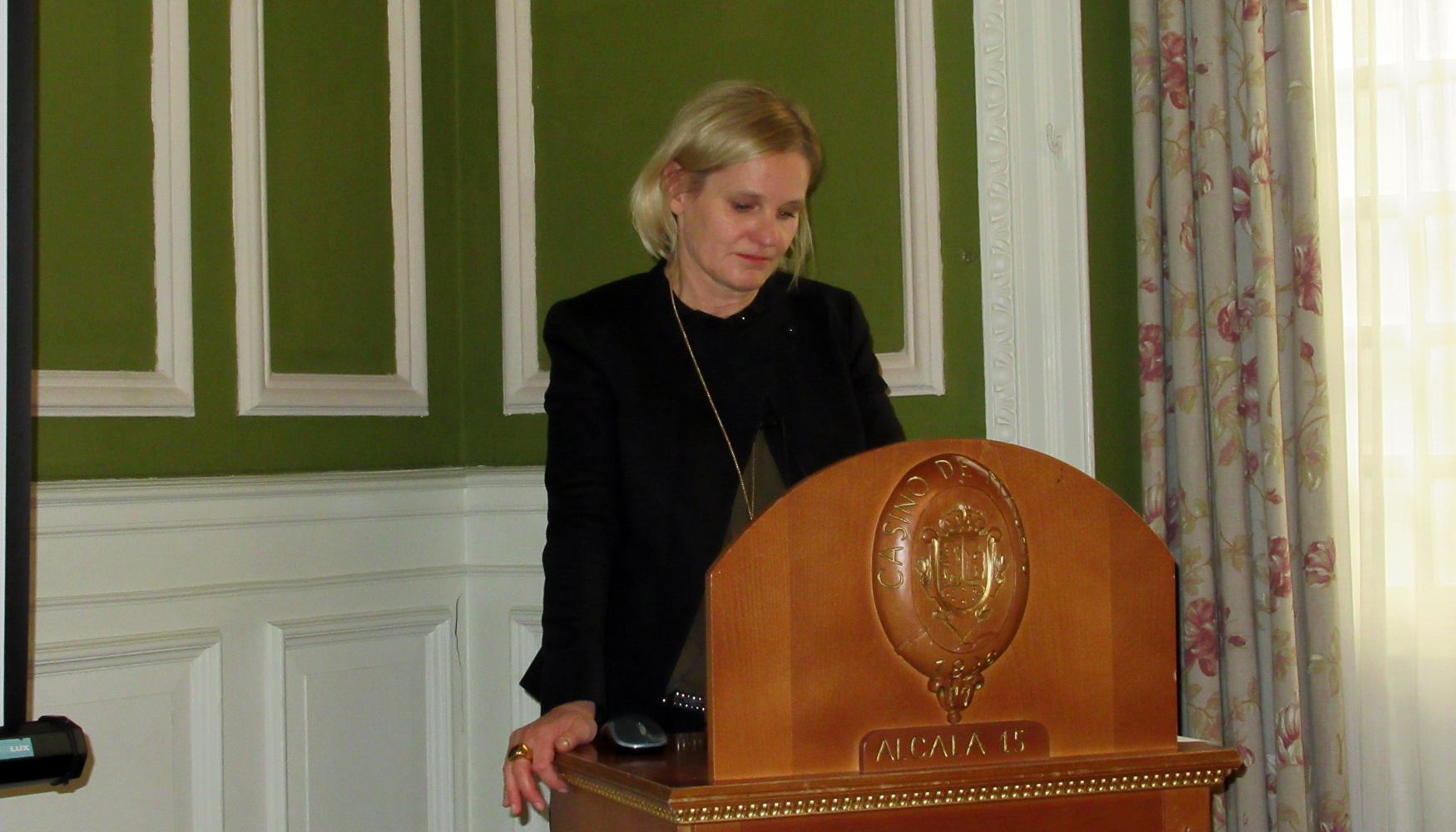 Kirstin Deutelmoser, directora de eventos en Messe Dsseldorf, durante la rueda de prensa celebrada en Madrid