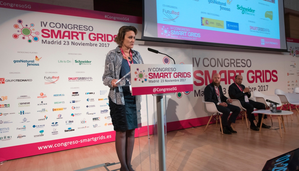 Blanca Losada, presidenta de FutuRed, inaugur el IV Congreso Smart Grids 2017