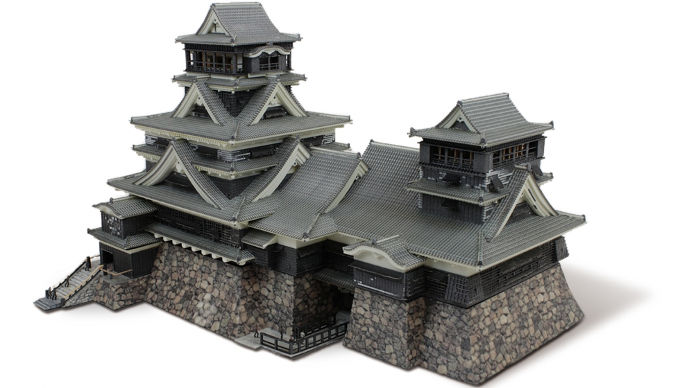 La creacin de modelos para arquitectura es una de las funciones de la Mimaki 3DUJ-553