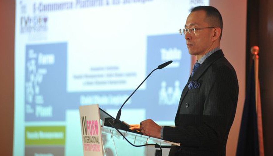 El copresidente de Yiguo, del Grupo Alibaba...