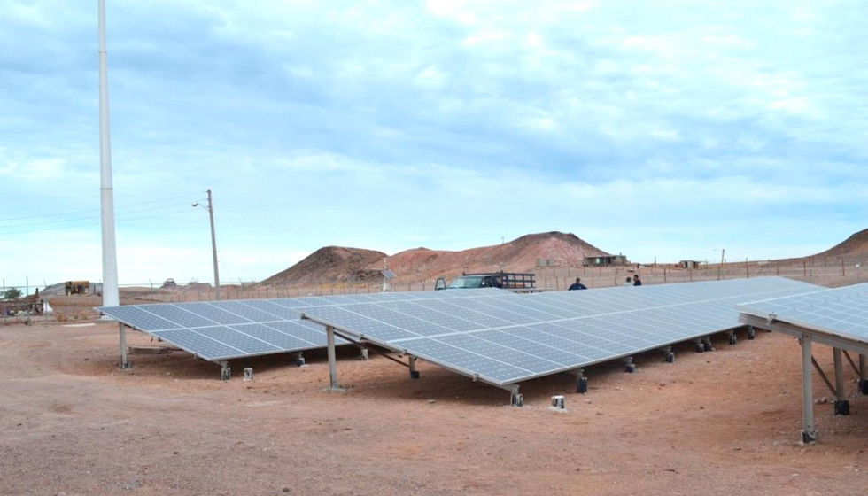 Paneles solares instalados en Mxico