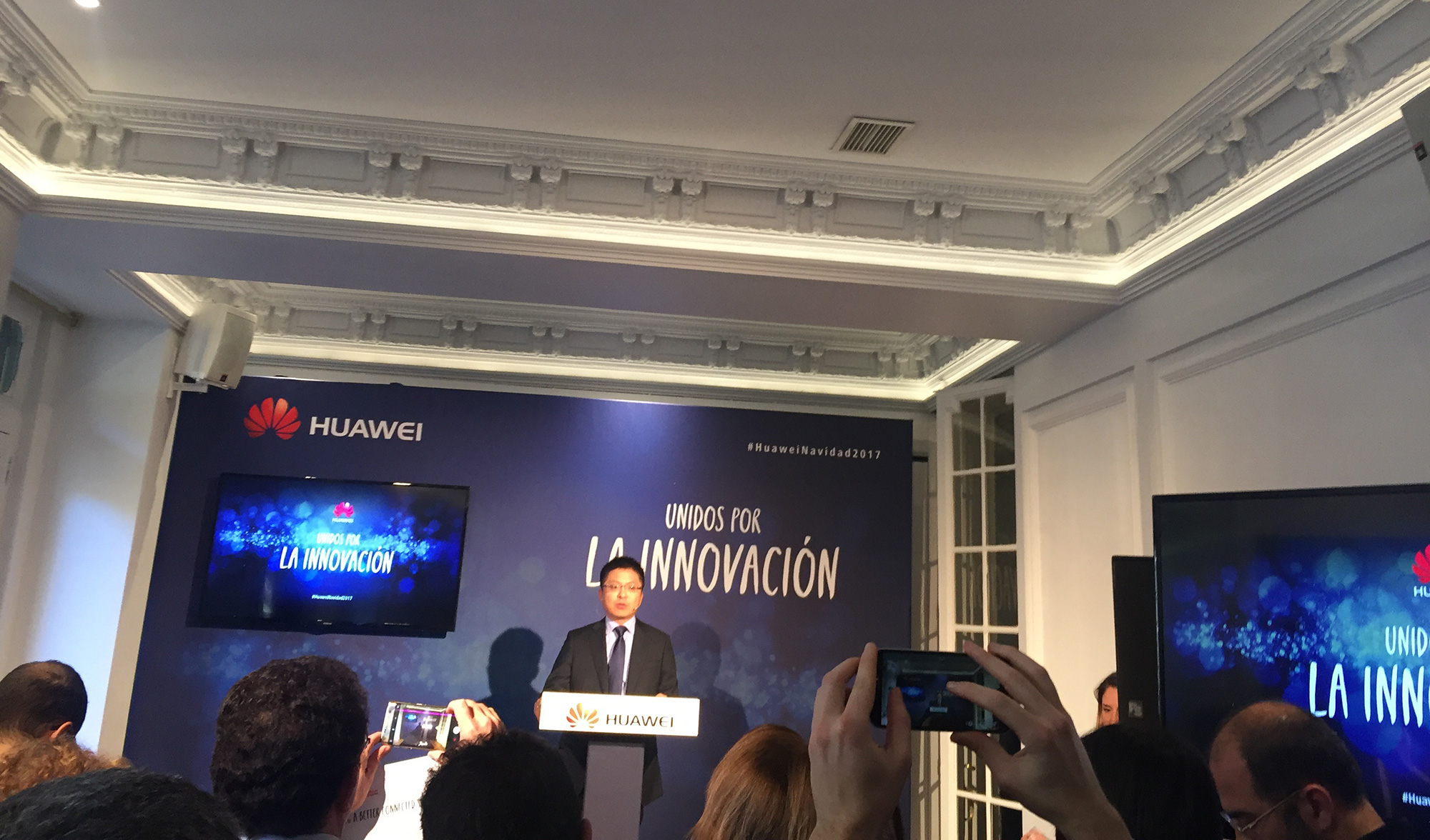 Tony Jin Yong, CEO de Huawei Espaa, durante su presentacin a los medios