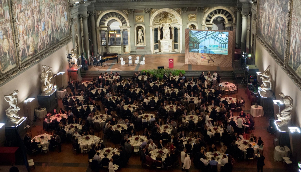La gala de entrega del Premio Arquitectura Internacional BigMat 2017 se celebr en el Palazzo Vecchio de Florencia (Italia)...